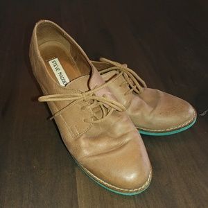 4/$15 Steve Madden 8 Jazie Brown leather shoes